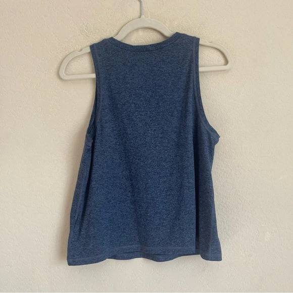 Athleta Blue Heather Sleeveless Workout Tank Top - Picture 4 of 4
